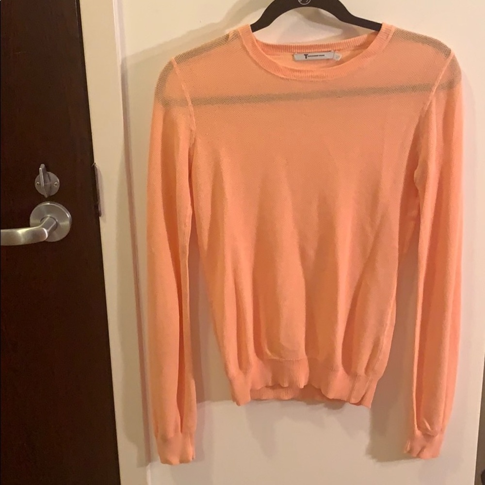 Pastel orange sweater by Alexander wang